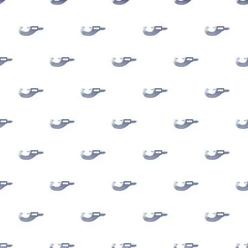 Micrometer tools repeating pattern for measurement and engineering Stock Illustration