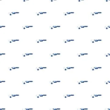 Micrometer tools repeating in a precise measurement pattern イラスト素材
