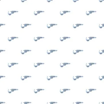 Micrometers repeating in a seamless pattern on a white background Ilustración de archivo