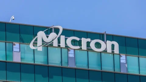 Micron Technology offices in Silicon Valley California USA Stock Footage 169130608