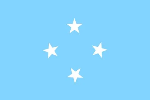 Micronesia flag pattern background. Realistic national flag design. Abstrac.. Stock Illustration