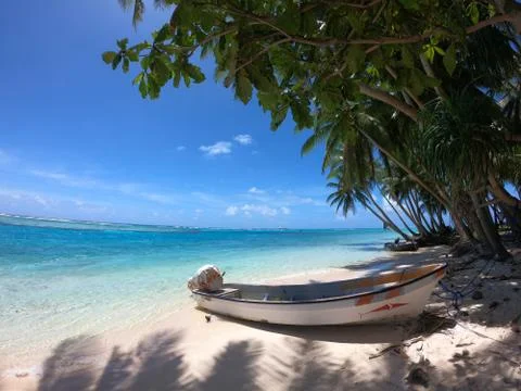 Micronesia - Ifalik Beach Stock Photos