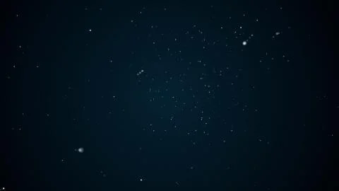 Microorganism cells under microscope in rapid and random motion on dark Stock Illustration