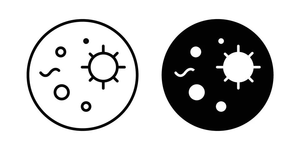 Microorganism icon vector design. EPS10 Stock Illustration