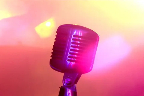 Microphone 1  Stock Footage 628188