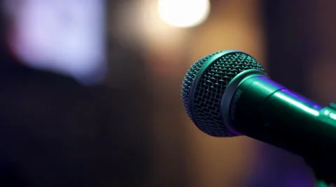 Microphone 1 Stock Footage 34465859