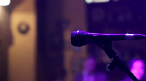 Microphone 2 Stock Footage 34465757