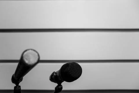 Microphone 5 bw Stock Photos