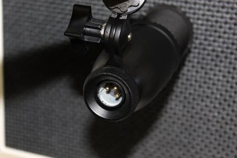 Microphone and amp 库存照片