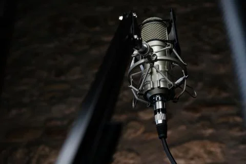 Microphone and Auction Stock Photos