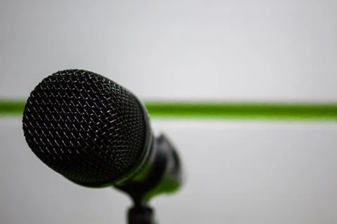 Microphone b 스톡 사진