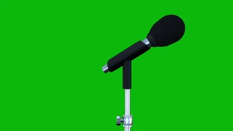 Microphone black Stock Footage 303340347