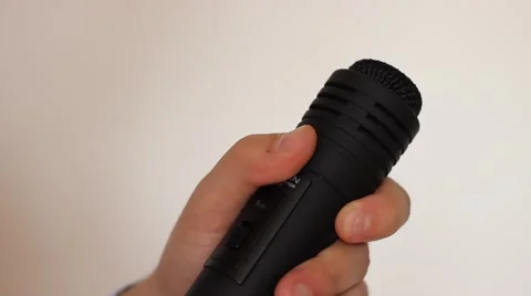 Microphone Check Stock Footage 46117873