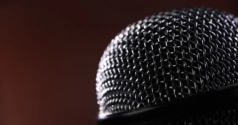 Microphone Close-up Stock Footage 170455480