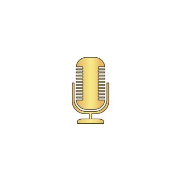 Microphone computer symbol Stock Illustration
