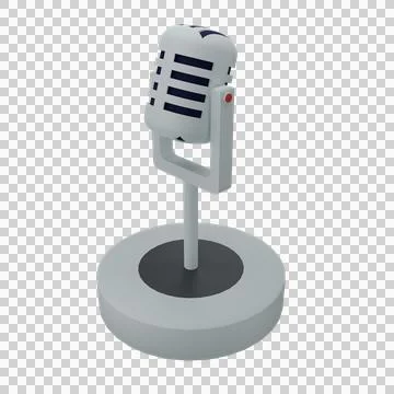 Microphone design illustration Stock Illustration