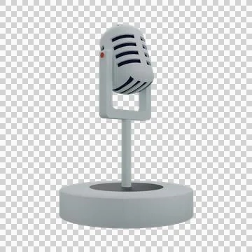 Microphone design illustration Stock Illustration