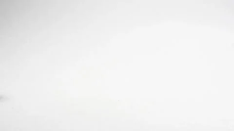 Microphone Falling that Was Dropped Isolated on White in Slow Motion Stock Footage 57171081