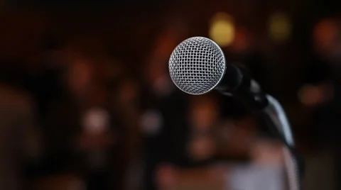 Microphone. Stock Footage 35555874