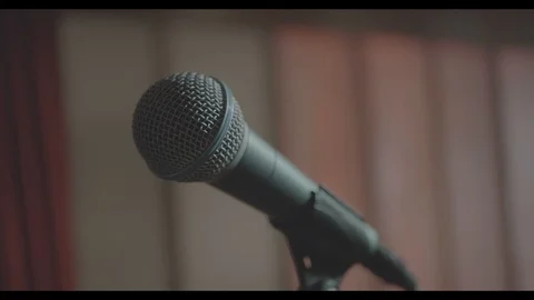 Microphone Stock Footage 126561739
