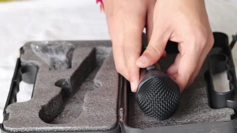 Microphone Stock Footage 154041745