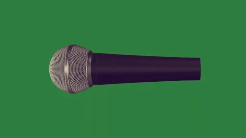 A microphone Stock Footage 337028990