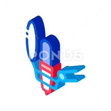 Microphone Host Device isometric icon vector illustration Stock Illustration