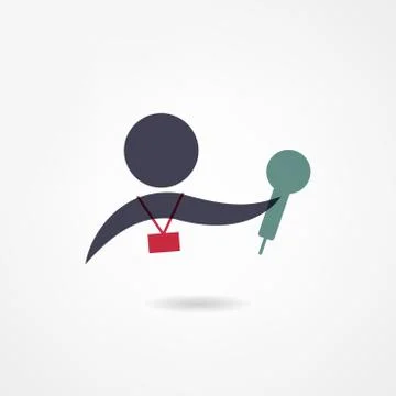 Microphone icon Stock Illustration