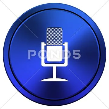 Microphone icon Stock Illustration