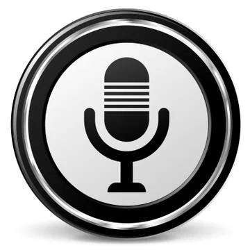Microphone icon Stock Illustration