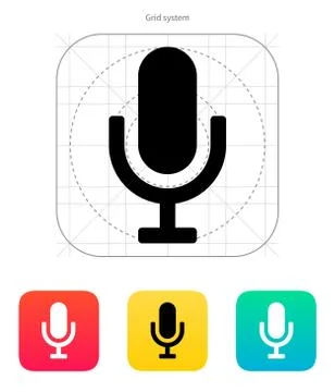 Microphone icon Stock Illustration