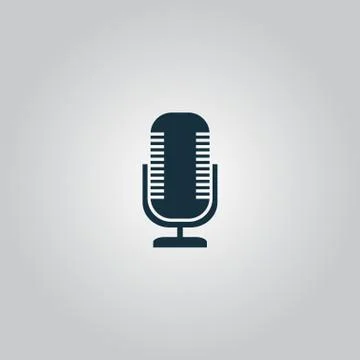 Microphone icon Stock Illustration