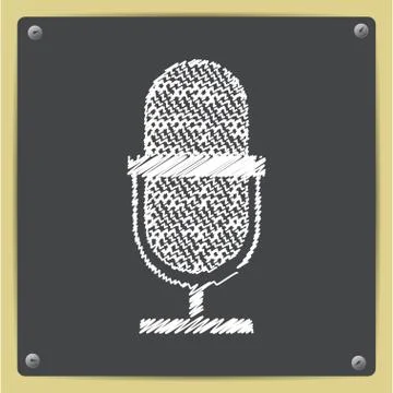 Microphone icon Stock Illustration