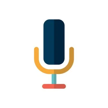 Microphone Icon. Stock Illustration