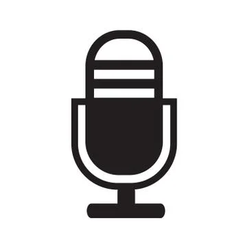 Microphone icon Stock Illustration