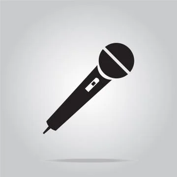 Microphone Icon Illustrazione stock