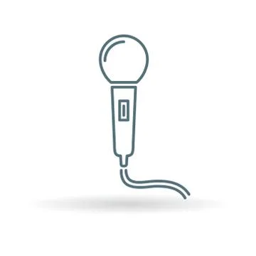 Microphone icon Stock Illustration