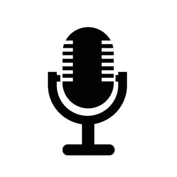 Microphone icon Stock Illustration