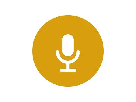 Microphone icon Stock Illustration