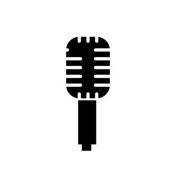 Microphone icon Illustrazione stock