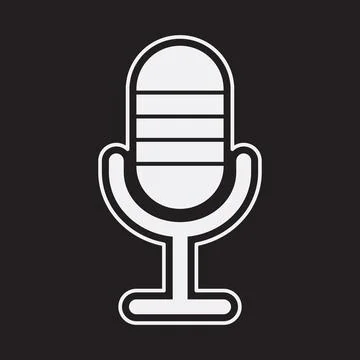 Microphone icon Stock-Illustration