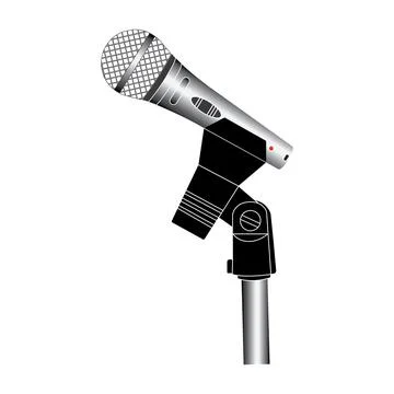Microphone icon Stock Illustration