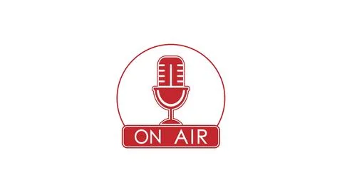 The microphone icon Illustrazione stock