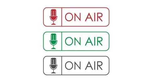 The microphone icon Stock-Illustration
