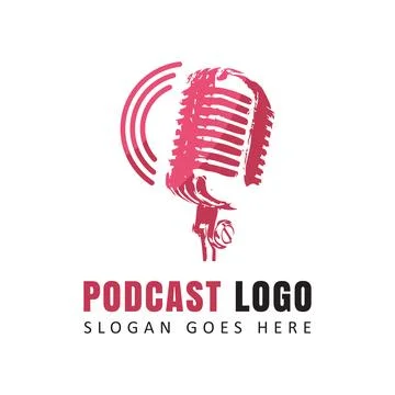 Microphone icon logo vector Stock-Illustration