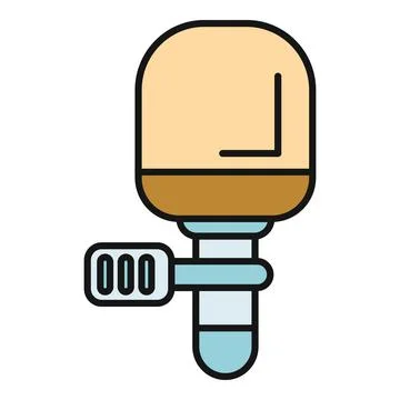 Microphone icon representing audio recording and broadcasting Stock Illustration