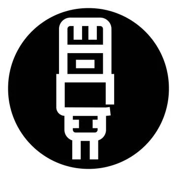 Microphone icon representing sound recording and audio Stock Illustration