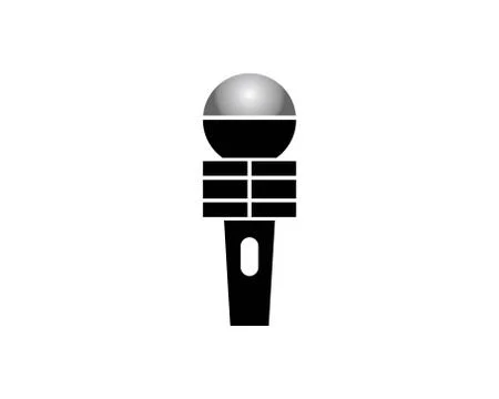Microphone icon vecto Stock Illustration