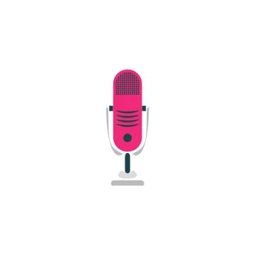 Microphone Icon Vector Stock Illustration