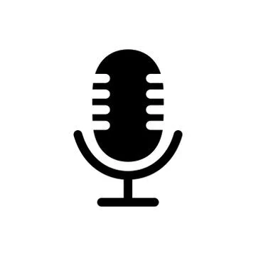 Microphone Icon Vector Stock Illustration
